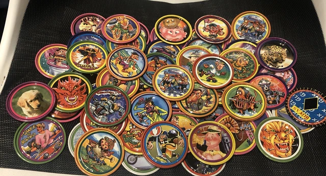 Lot De 15 Glix Shlak (Pogs) Années 90 - Collection Arpège France - En Tôle, Bon état