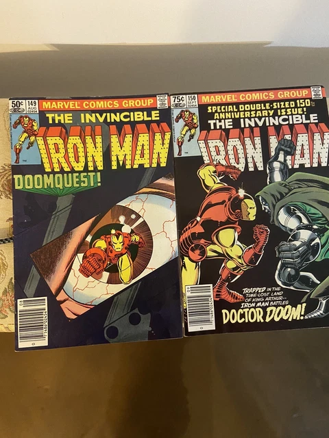 The Invincible Iron Man #149-150,  Iron Man vs Dr. Doom,  Marvel Comics 1981
