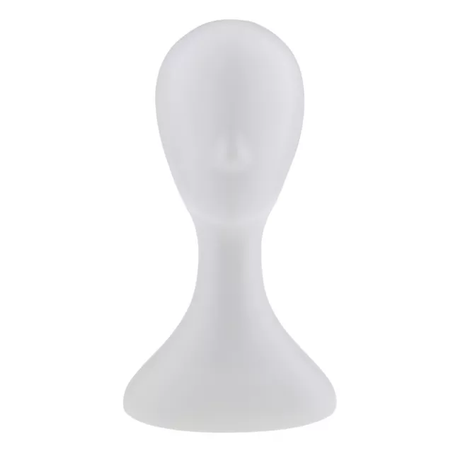 Mannequin en plastique femelle mannequin tête modèle perruque lunettes chapeau
