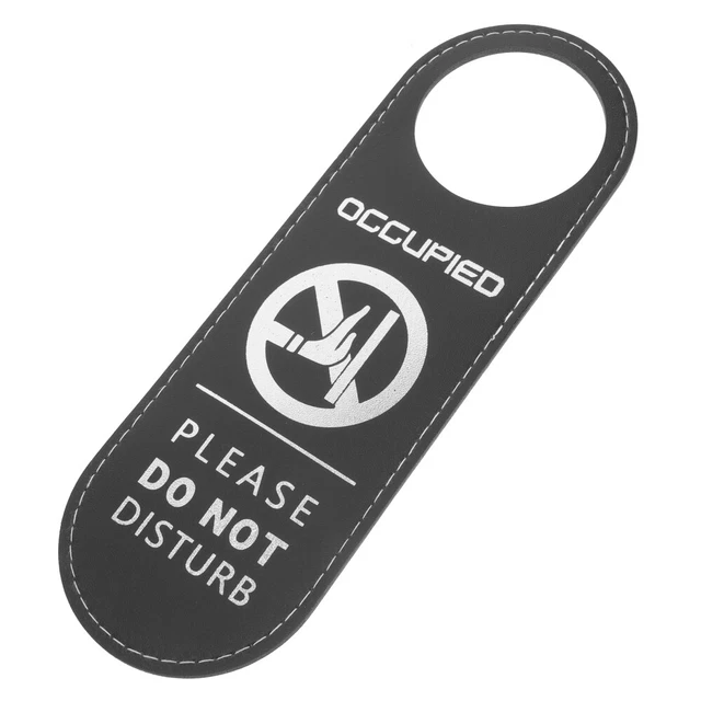 Panneau Confidentialité MAGICLULU 26x10cm - Indicateur Occupé/Libre - Adhésif Acrylique