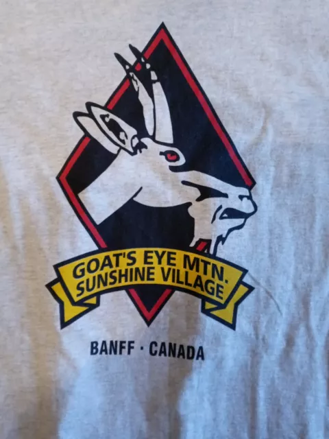 2000s Y2K Tshirt Men’s Goat's Eye Mountain size XL Graphic T Made In Canada🔥🔥