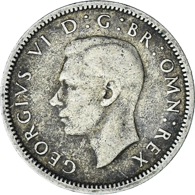 [#1025031] Moneta, Gran Bretagna, George VI, 6 Pence, 1946, BB, Argento, KM:852