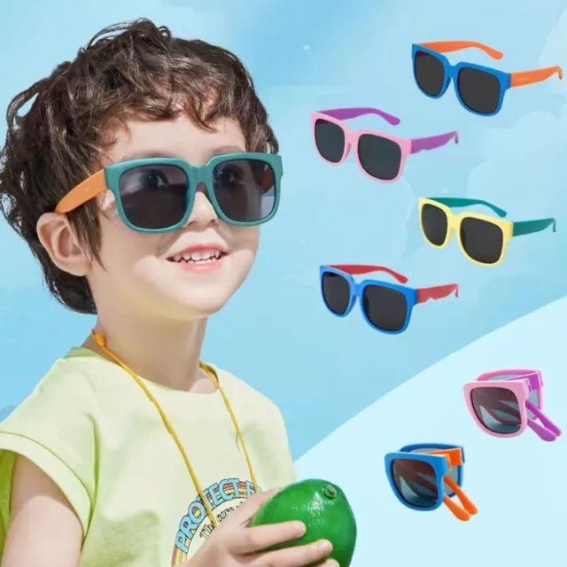 Kindersonnenbrille Kind Baby Kleinkind UV-Schutz Sonnenbrille für Mädchen Jungen