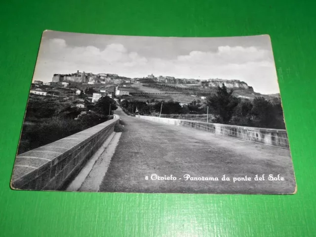 Cartolina Orvieto - Panorama da ponte del Sole 1960 ca