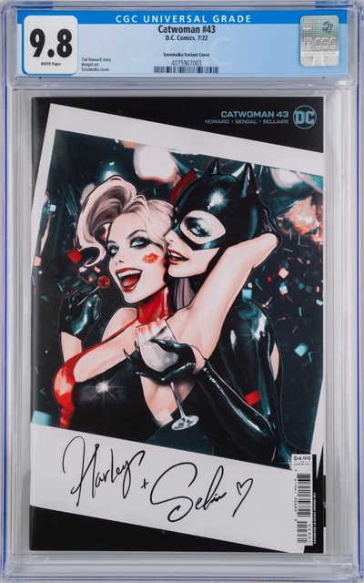 2022 Catwoman #43 Sozomaika 1:25 Variant Cgc 9.8