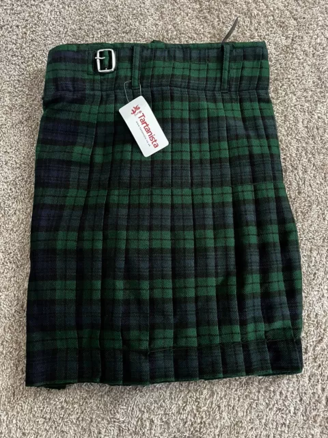 Tartanista Size 34 Scottish Design Kilt Tartan Buckle Closure Length 24 Inch