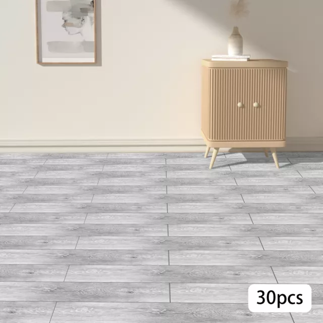 30 pz piastrelle per pavimenti autoadesive PVC rivestimenti per pavimenti estrazione e incollaggio 90*15 cm