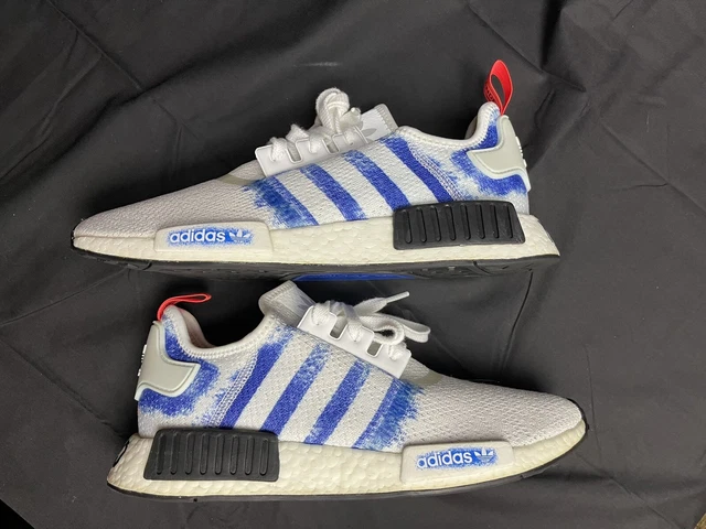 ADIDAS NMD R1 'Stencil Pack Bold Blue' (G27916) Mens 10 $33.00 - PicClick