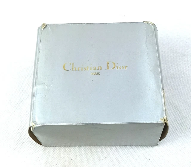 Golden Christian Dior Paris Watch Vintage Wristwatch Luxur Round Black Dial 20
