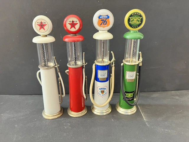 Lot Of 4 Collectible Diecast Gas Pump Replica- Texaco, Union 76, John Deere Lot Of 4 Collectible Diecast Gas Pump Replica- Texaco, Union 76, John Deere