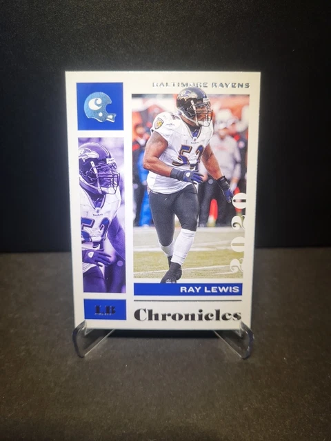 Ray Lewis Baltimore Ravens Nfl Panini Chronicles 2020 Trading Card