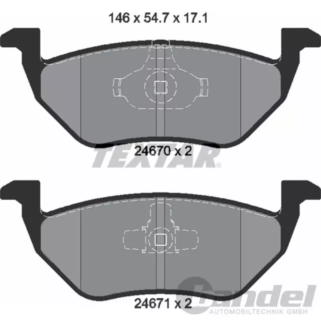 TEXTAR BREMSSCHEIBEN 302mm + BELÄGE HINTEN für FORD MAVERICK + MAZDA TRIBUTE 3