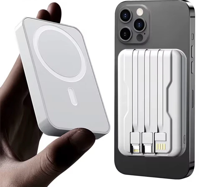Batterie Externe Mini IPhone 5000mAh - Charge Rapide 15W PD - Noire - Neuf Avec Garantie 3 Ans