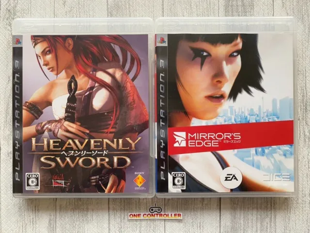 SONY PlayStation 3 PS3 Heavenly Sword & Mirror's Edge set from Japan