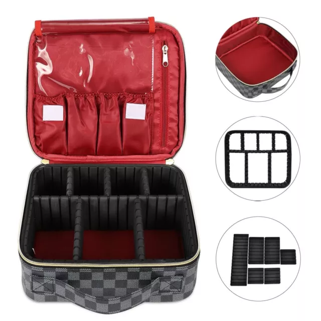 Large Make Up Vanity Case Storage Box Organiser Cosmetic Travel Beauty Bag