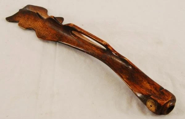 Antique 19th Century Oceanic Bone War Club New Guinea 20 inch
