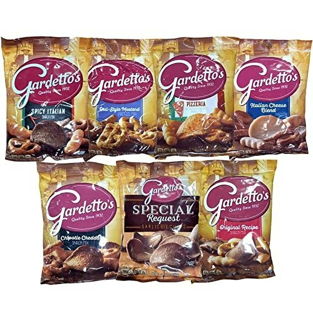 Gardetto's Variété Paquet Assortiment Empaqueté Par Tribeca Curations 7 Unique