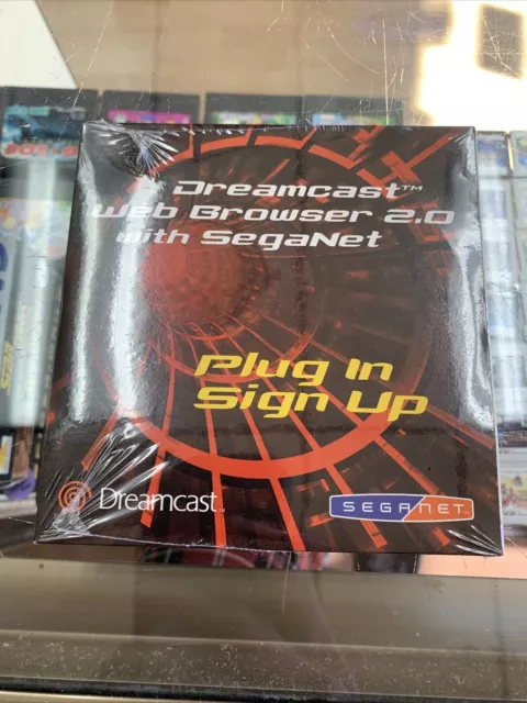 BRAND NEW FACTORY SEALED SEGA DREAMCAST GAME WEB BROWSER 2.0 NFS SEGANET  AT&T