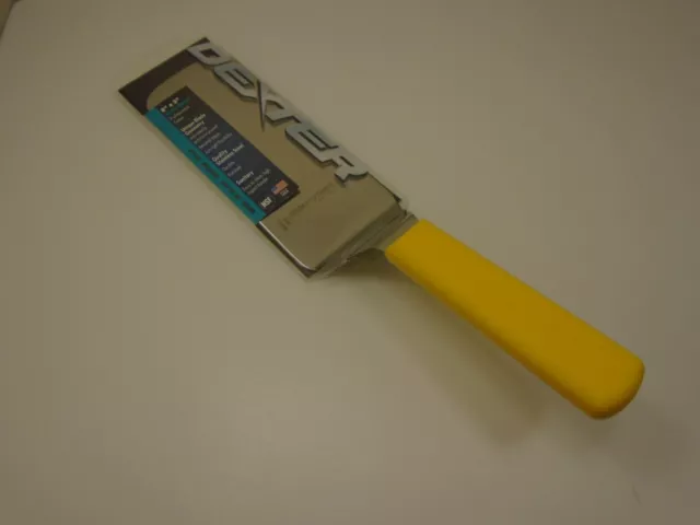 Dexter Russell USA S286-8 Spatula Turner 8"X3" Stainless Semi Flex Blade Yellow