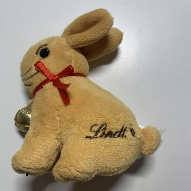 Kleiner Lindt Gold Hase ca 11 cm Stofftier Plüschtier Kuscheltier