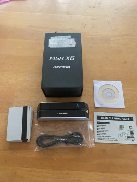 Deftun MSRX6(BT) MSR X6 Bluetooth Magstripe Card Reader Writer Encoder 