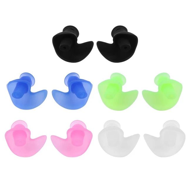 Flower Shape Waterproof Soft Silicone Earplugs for Summer Swimming Diving