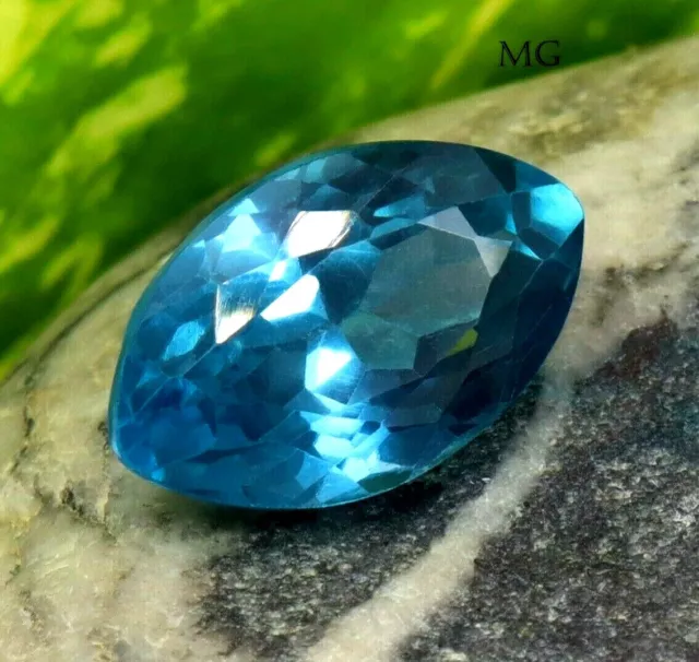 Naturale 19mm Blu Spinello Taglio Marquise 14.75Ct Non Trattato Sri Lanka Sfuso