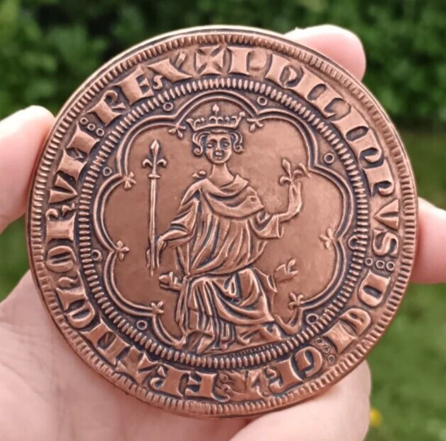 Les pièces de monnaie royales du Roi de France Philippe IV le Bel