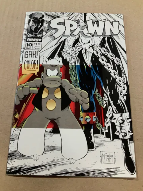 Spawn #10 (Image 1993) — 1st Print — Todd McFarlane & Dave Sim Cerebus Crossover