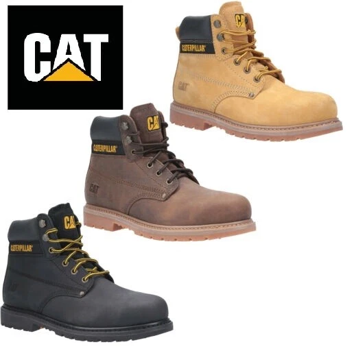 CAT CATERPILLAR POWERPLANT Safety Boots Mens SB Industrial Steel Toe