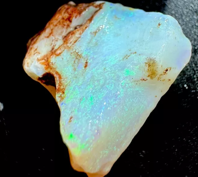 18.36 Carats Solid Rough Coober Pedy Opal Piece with Beautiful Colour