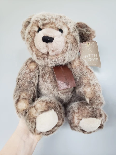 TE-Trend Ciondolo di Peluche Orsacchiotto Angelo Custode con Ali e Scritta sulla Maglia - Topo Angelo Custode