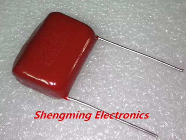 10pcs 225J 2.2uF CBB 400V 225 Metallized Film Capacitor P=20MM