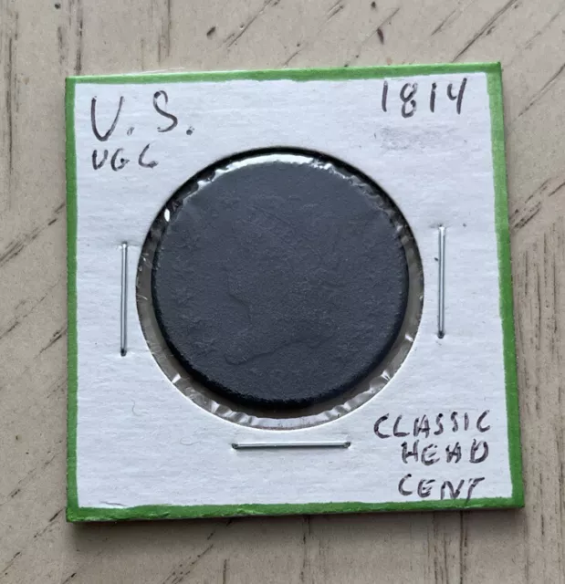 1814 Classic Head Large Cent 1c Plain 4