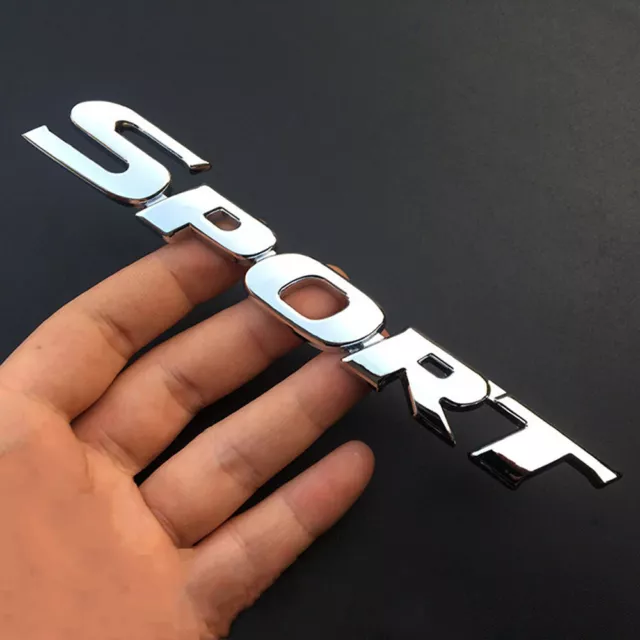 3D Sport Logo Emblem Badge Metal Stickers Car Racing Logo Decal Auto Accessories
