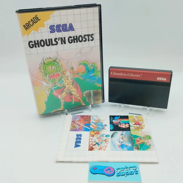 Jeu Sega Master System Ghouls'n Ghosts - Version Originale Complète - Bon état - 1990