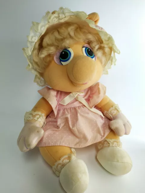 Miss Piggy Henson 10.5" Muppet Babies Plush Pig, Hasbro Softies