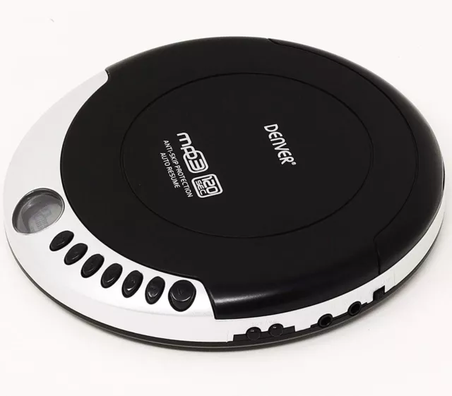 Personal Portable CD Player MP3 Denver DMP-391 Auto Resume for Audio Books 3