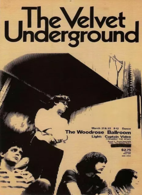 The Velvet Underground  Graphic Art Picture Vintage Poster Home Office Uk Made