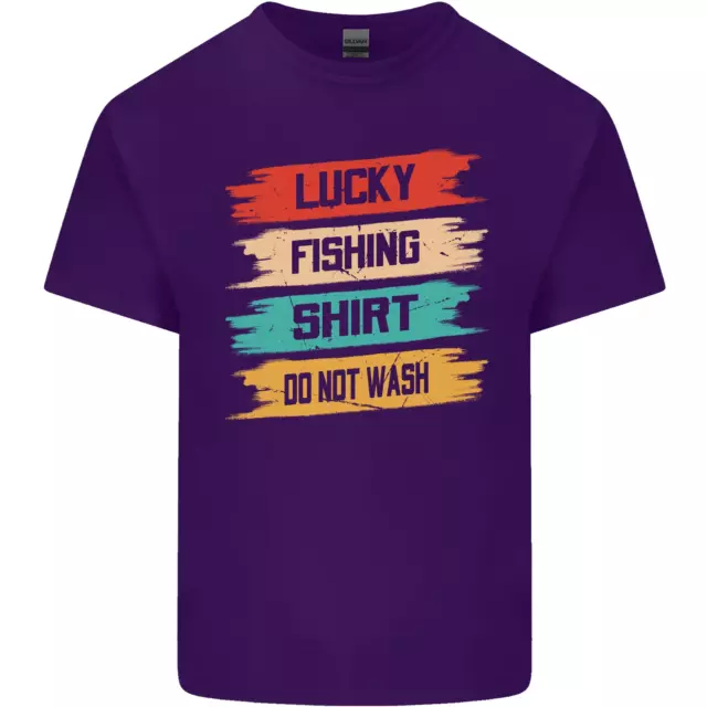 Maglietta da pesca Lucky Fisherman divertente da uomo cotone t-shirt top 12