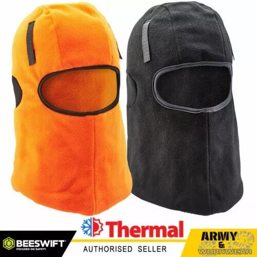 Click Workwear Sturmhaube Thinsulate Gefüttert Mit Klett- Winter Warm Face Maske