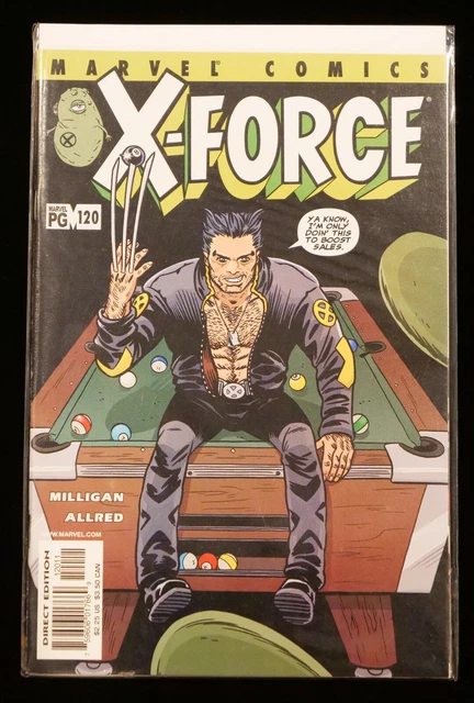 X-Force #120 (NOV 2001, MARVEL) Peter Milligan & Mike Allred [BAG/BOARD] NM+