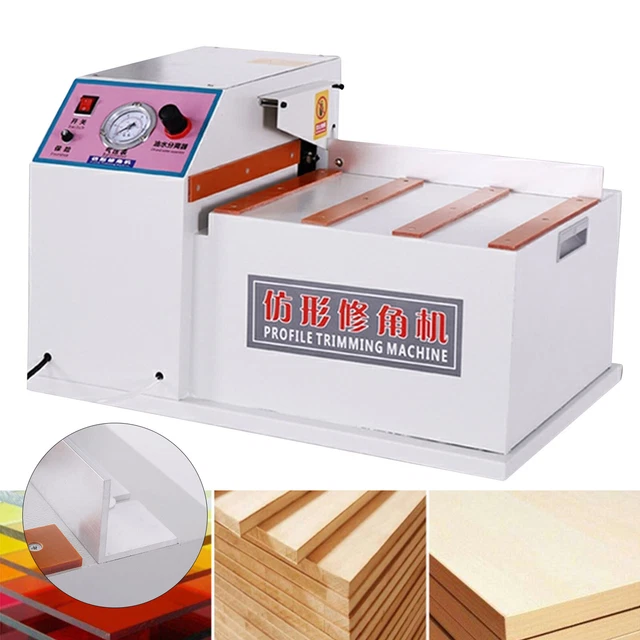 Wood Egde Smoothing Device Desktop Edge Trimmer Wood Corner Chamfering Machine