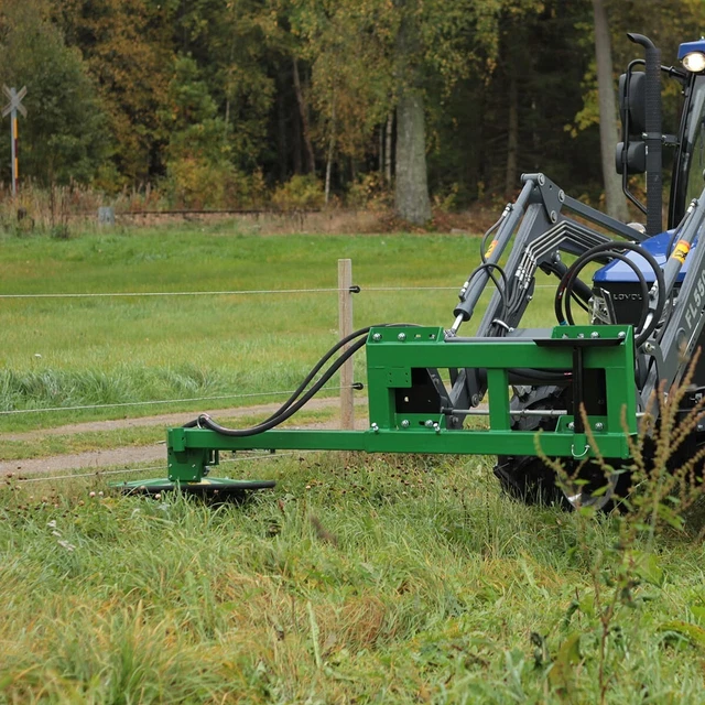 Zaunmäher Mähwerk Traktor Trommelmähwerk Mähwerk Kantenmäher Euro Frontlader