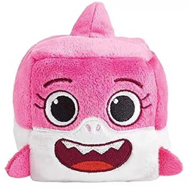 PINKFONG BABY SHARK Mommy Shark Plush Cube with Sound [Pink, 2021] $4. ...