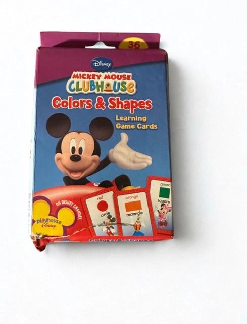 DISNEY JUNIOR MICKEY Mouse Clubhouse Colors and Shapes Learning Game ...