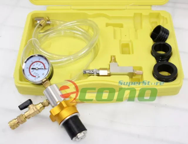 Auto Coolant Vacuum Kit Cooling System Vacuum Radiator Kit Refill & Purging Tool 2