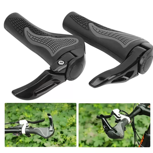 Coppia Manopole Maniglie per Bici Bicicletta Mountain Bike MTB BMX Antiscivolo