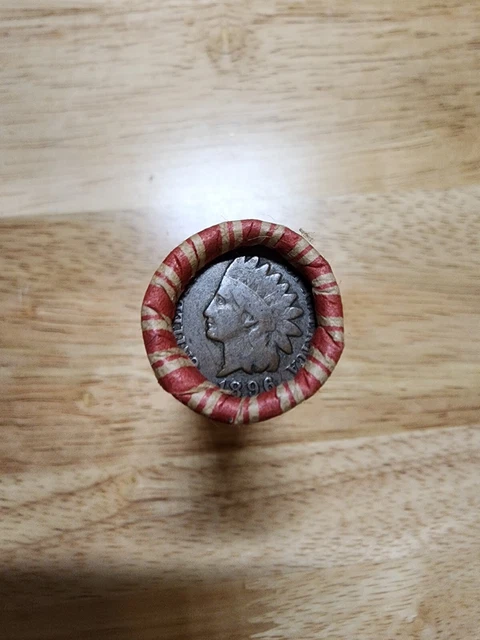 Roll Of Sealed Wheat Pennies 1896 Indian Head 1917 D Lincoln Unsearched Ungraded