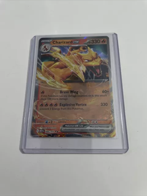 Pokemon Cards Game - Charizard ex RR 006/165 Holo Pokemon 151